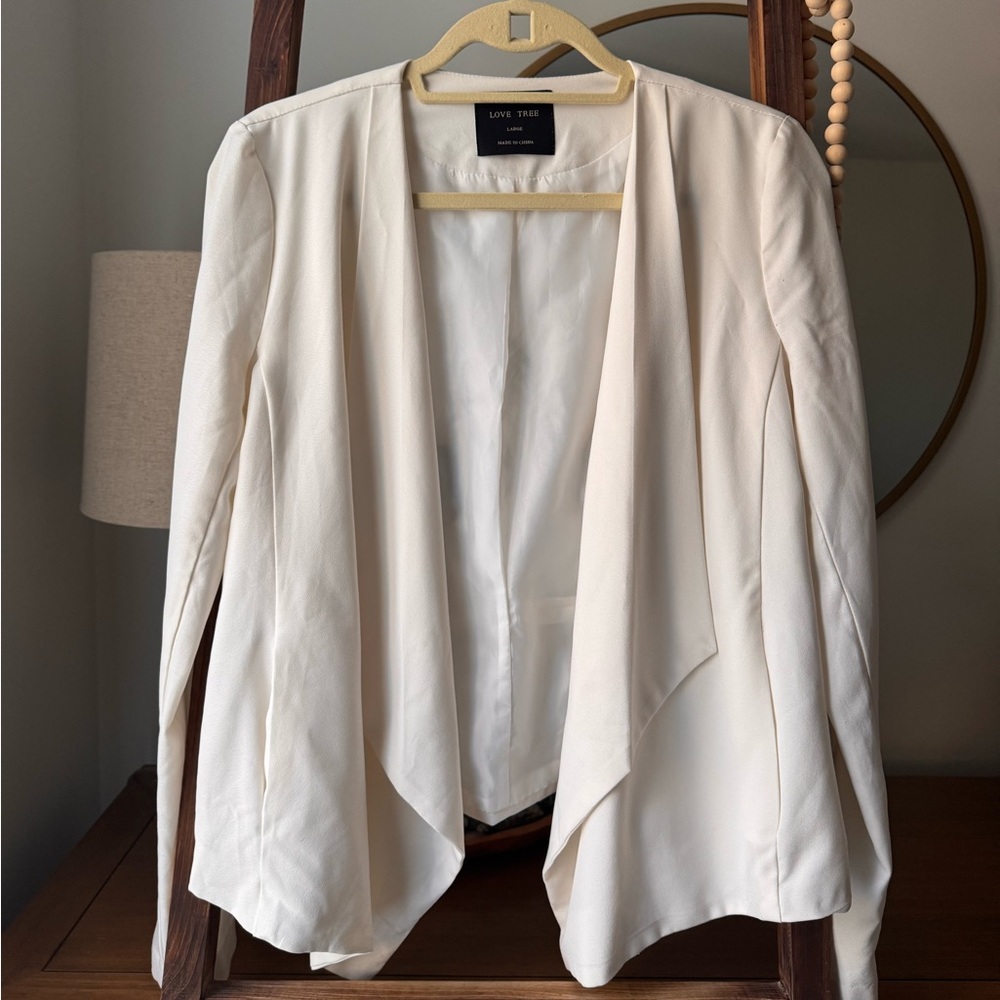 Love Tree Open Front Blazer 🤍